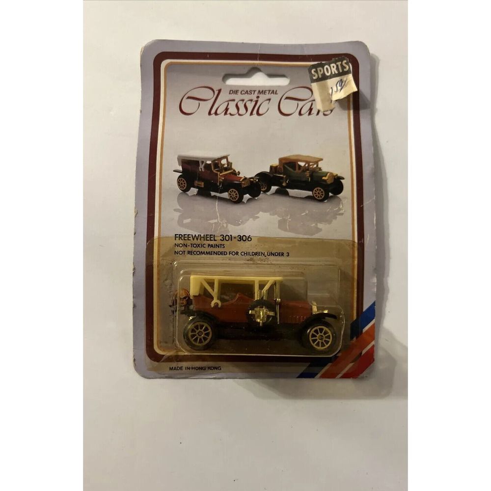 Emson Diecast Metal Classic Cars - Freewheel 301-306